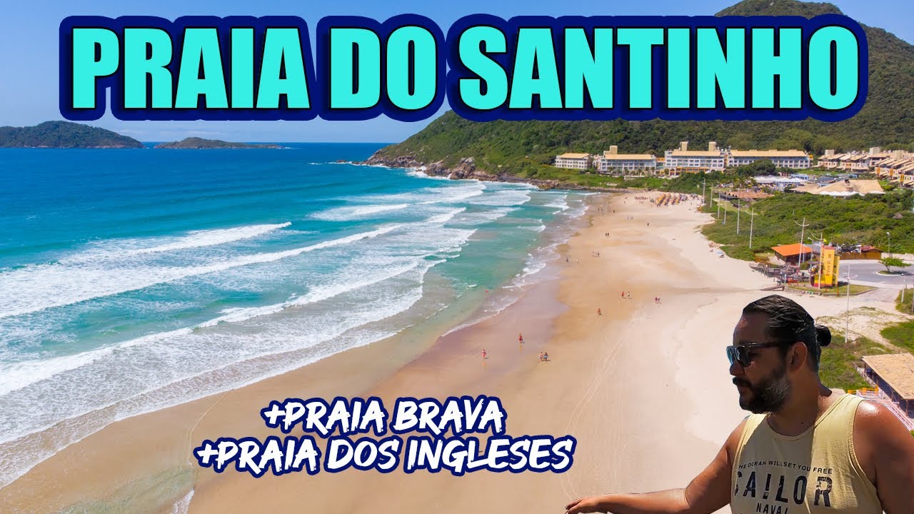 NORTE DA ILHA DE FLORIANÓPOLIS - PRAIA DO SANTINHO - INGLÊSES E PRAIA BRAVA - 