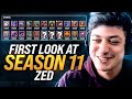 LL STYLISH | FIRST LOOK OF S11 ZED AND NEW ITEMS! PBE GAMEPLAY