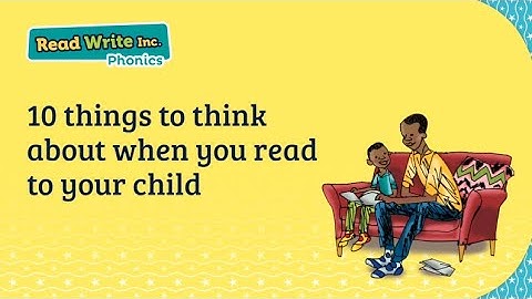 10 things to think about when you read to your child