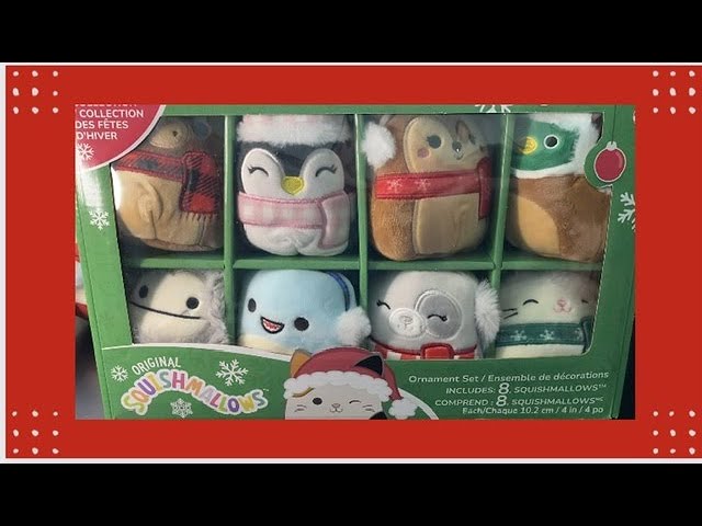  Kelly Toys Original Squishmallow Ornaments 2022 Winter