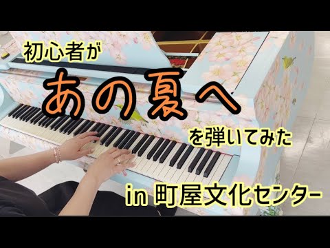 【記録】初心者が「あの夏へ」をストリートピアノで弾いてみた！