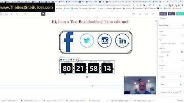 Builderall for Real Estate - Lesson 15 - Add and Configure a Countdown Timer
