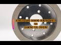 Diamond grinding wheel with vitrified bond for PCD PCBN tools grinding