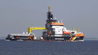 Weltschifffahrtsweg  Schiffsbewegungen Otterndorf  Cuxhaven