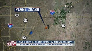 1 killed in Adams County plane crash