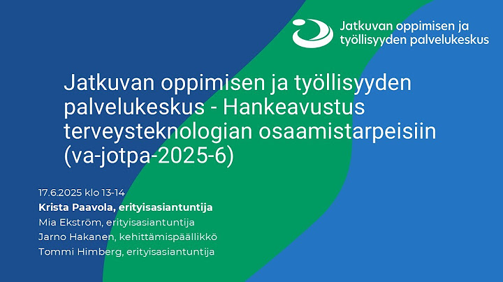 Infotilaisuus 17.6.2025: Hankeavustus terveysteknologian osaamistarpeisiin