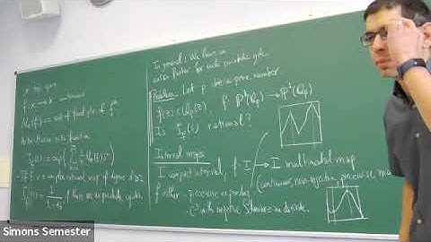 Juan Rivera-Letelier (University of Rochester), lecture 2