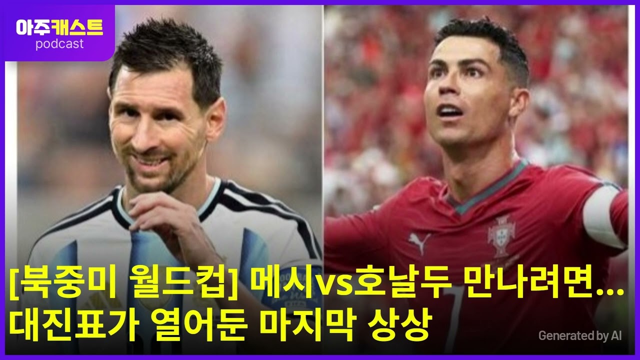 [북중미 월드컵] 메시vs호날두 만나려면…대진표가 열어둔 마지막 상상