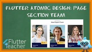 Flutter Atomic Design: Page Section Team (27)
