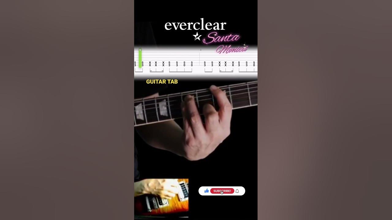 EverclearSanta MonicaGuitar Tab Cover YouTube