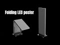 Apexls Folding LED Poster Display
