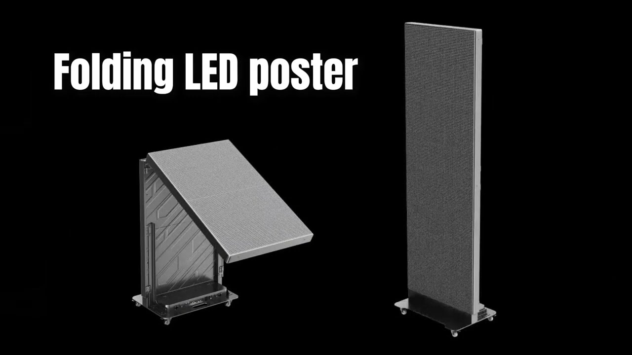 Apexls Folding LED Poster Display