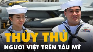 Thủy thủ Việt tự hào trên tàu sân bay Mỹ