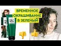 Зеленая Colorista на темных волосах | Мой отзыв | Окрашивание кудрявых 💆‍♀️