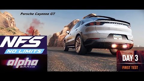 NFS No Limits Porsche Cayenne GT - Day 3 (First Test)