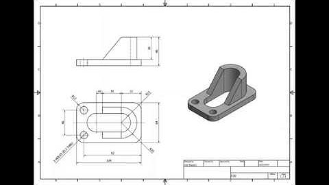 Autodesk Inventor 2019 exercise model for beginners-F20