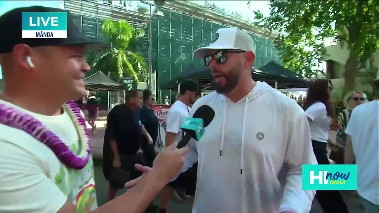 HI Now Daily live at the 2025 Hawaii Bowl