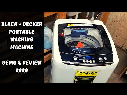 Do Portable Washing Machines Really Work? - Black + Decker Portable Washer  Review