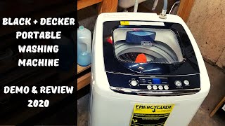 BLACK+DECKER 2.0 Cu. Ft. Small Portable Washer - Review 2023 