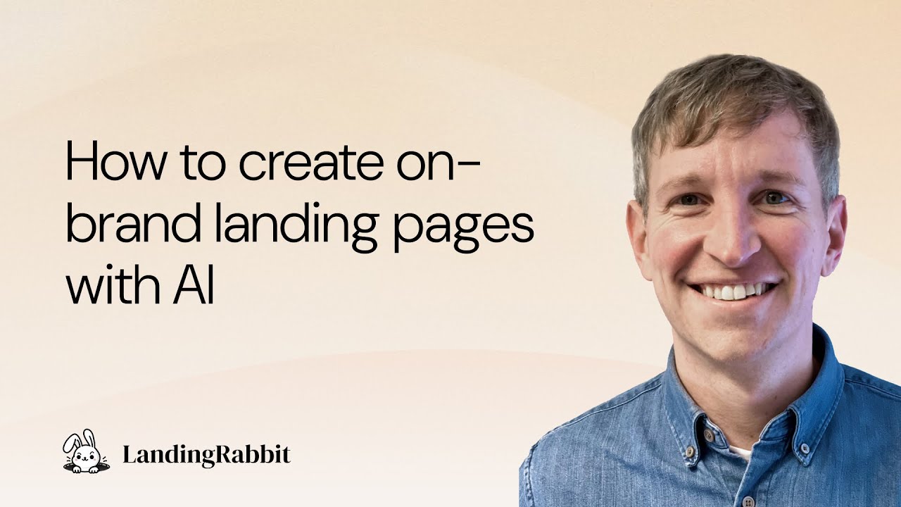 How to create on-brand SaaS landing pages with AI