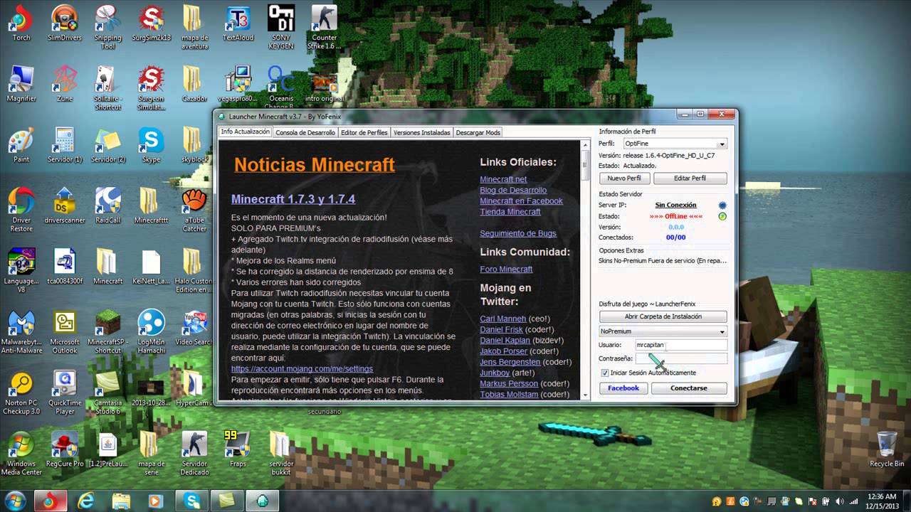 download minecraft 1.7 4 launcher