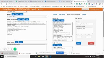 Overview of How to Build A Menu within ActiveMenus