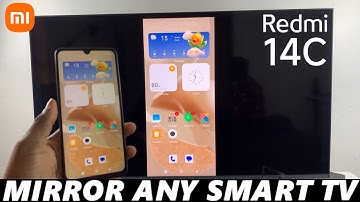 How To Screen Mirror Redmi 14C To ANY Smart TV