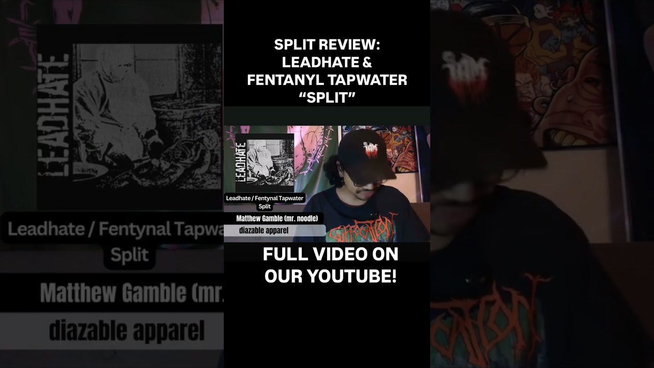 Reaction & Review: LEADHATE – “Fentanyl TAPWATER” | Sludgecore/Death Metal EP Preview