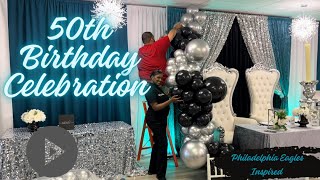 50th Birthday Celebration Dinner Party | Decorate With Me | EOE Designs