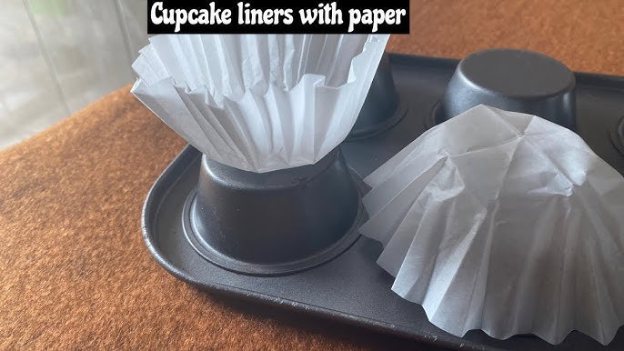 Replying to @poorjoeswife how to make DIY parchment paper muffin liner, Parchment Paper