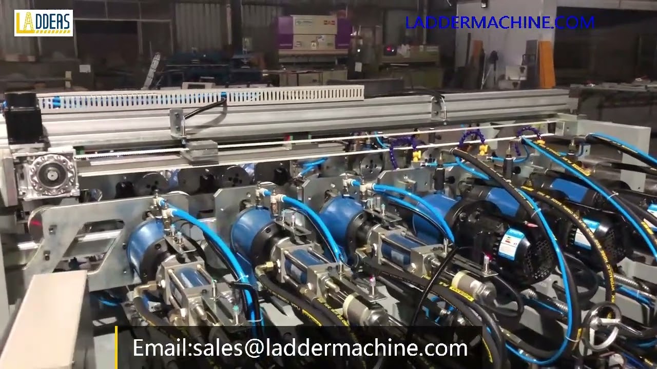 Fully Auto Ladder Crimping Machine with Auto Feeding the Materials.High efficiency Ladder Machine