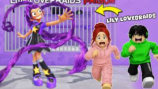 KINULONG KAMI NI LILY LOVEBRAIDS PRISON RUN | Roblox Tagalog