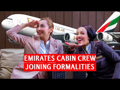 EMIRATES CABIN CREW JOINING FORMALITIES | EMIRATES CREW CAREER JOURNEY! PART 1