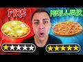 La pire vs la meilleure pizza uber eats 