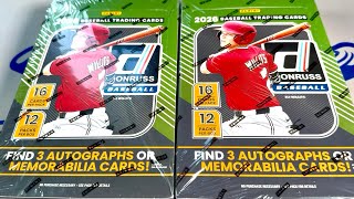 NEW RELEASE!  2026 DONRUSS BASEBALL CARDS!