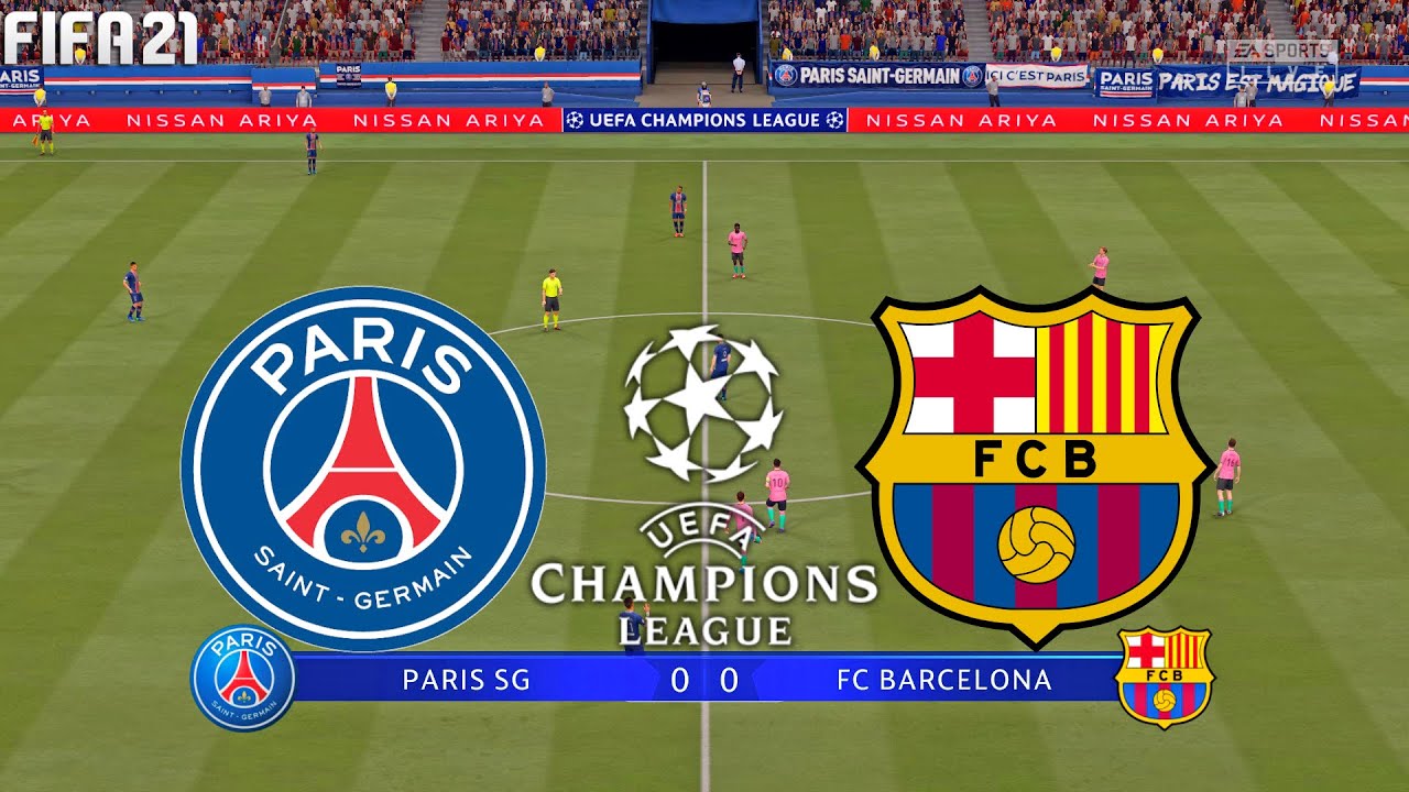 FIFA 21 | PSG vs Barcelona - UCL UEFA Champions League - Full Match & Gameplay