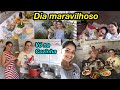 DIA NA CASA DA VÓ:ALMOÇO | CAFÉ E MAIS