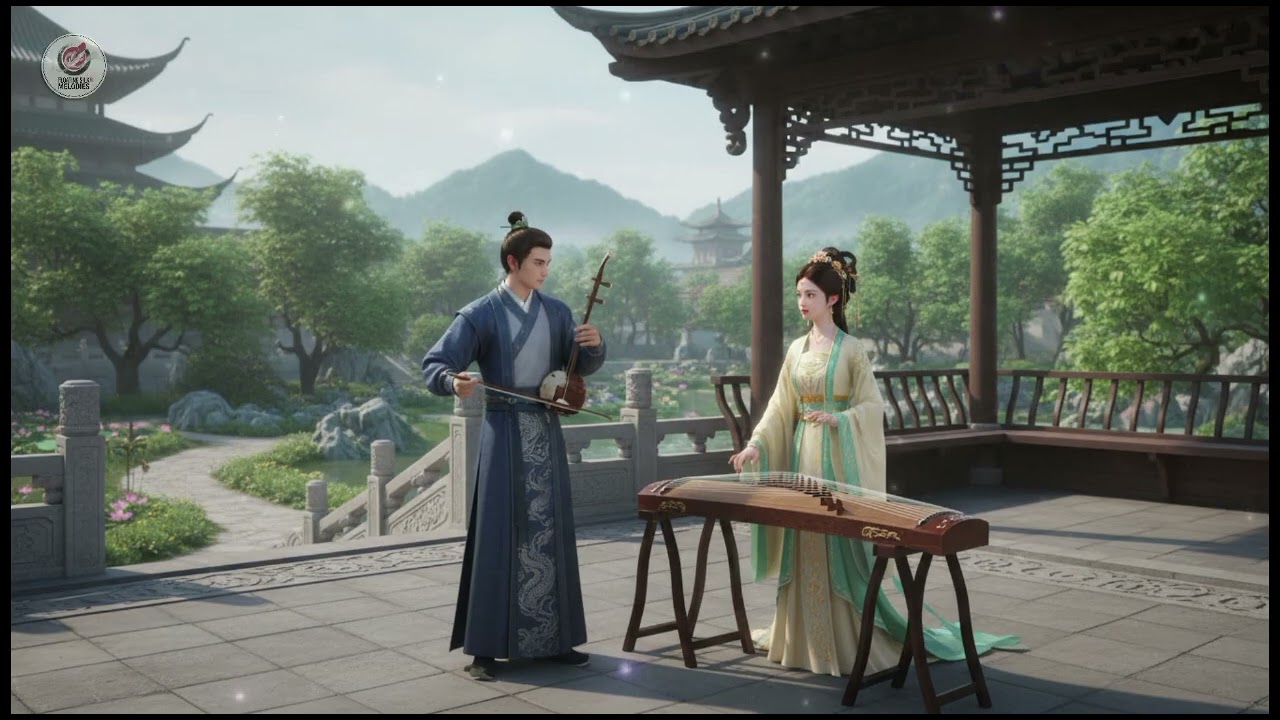 🍃 Gentle Bamboo Flute Background for Relaxing Time | 竹笛 清风