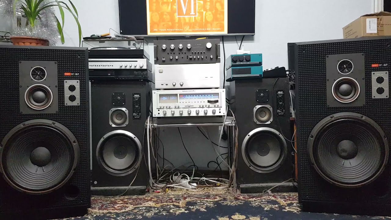 Sony ss g7 & marantz 2385 test - YouTube