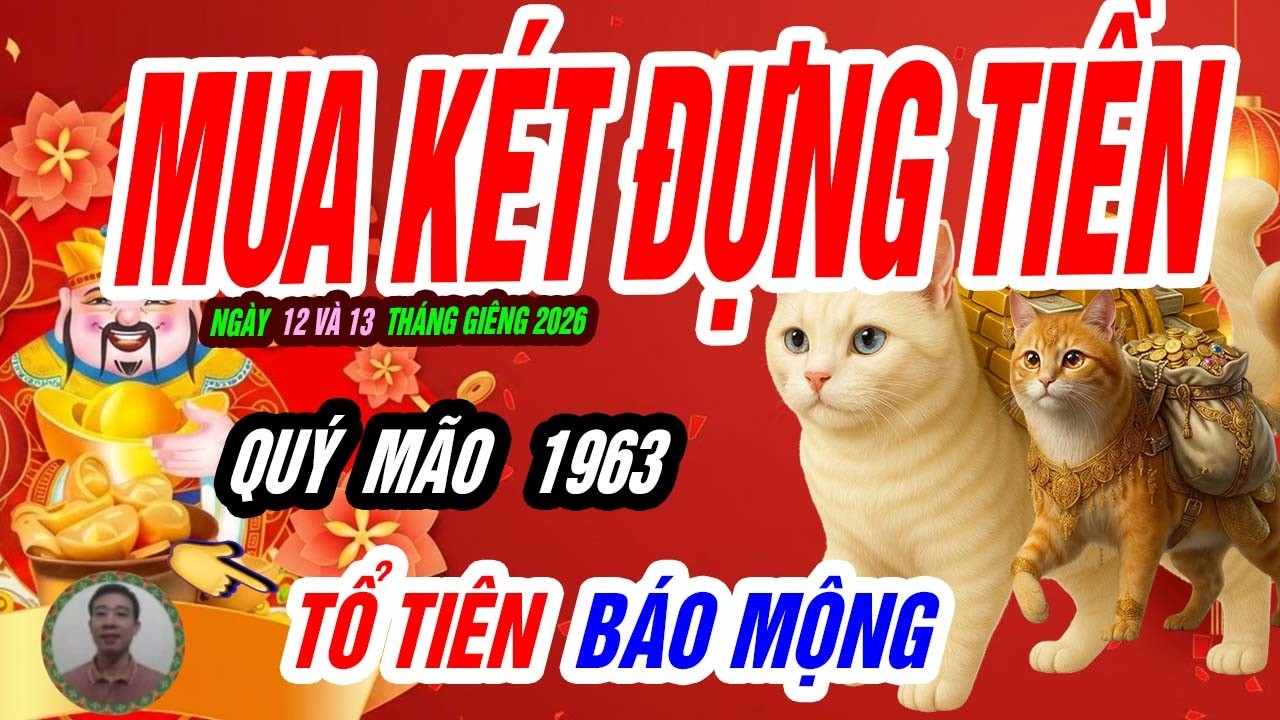 🐱 NHẬN TIỀN BẤT NGỜ! QUÝ MÃO 1963 Đúng 2 ngày tới, Lộc âm thầm trỗi dậy – 2026 giàu sang kín tiếng!
