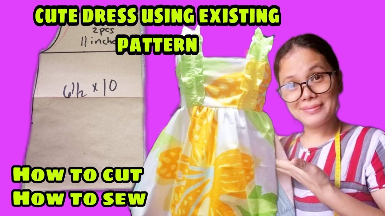 DIY CUTE BABY DRESS EASY TO MAKE STEP BY STEP TUTORIAL