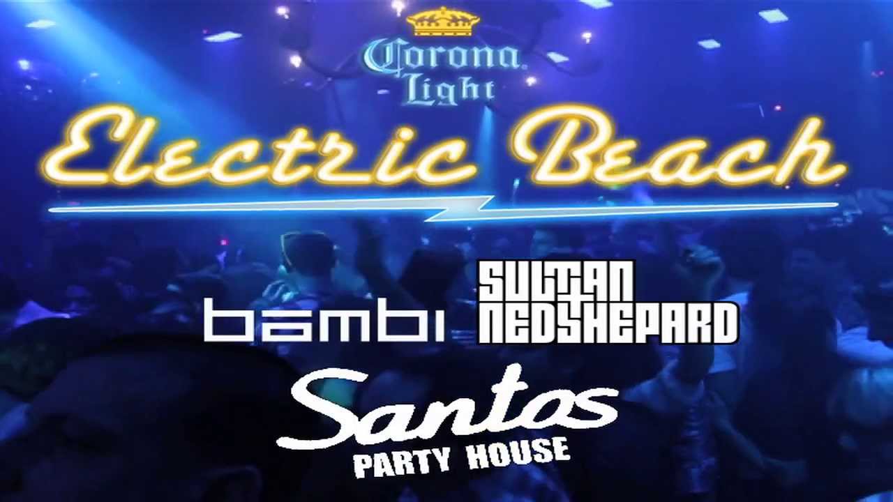 Bambi with Sultan & Ned Sheppard at Santos Party House