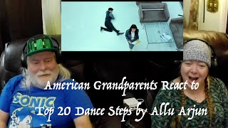 WE WOULD BREAK AN ANKLE! Grandparents from Tennessee (USA) react to Top 20 Dance Moves of Allu Arjun