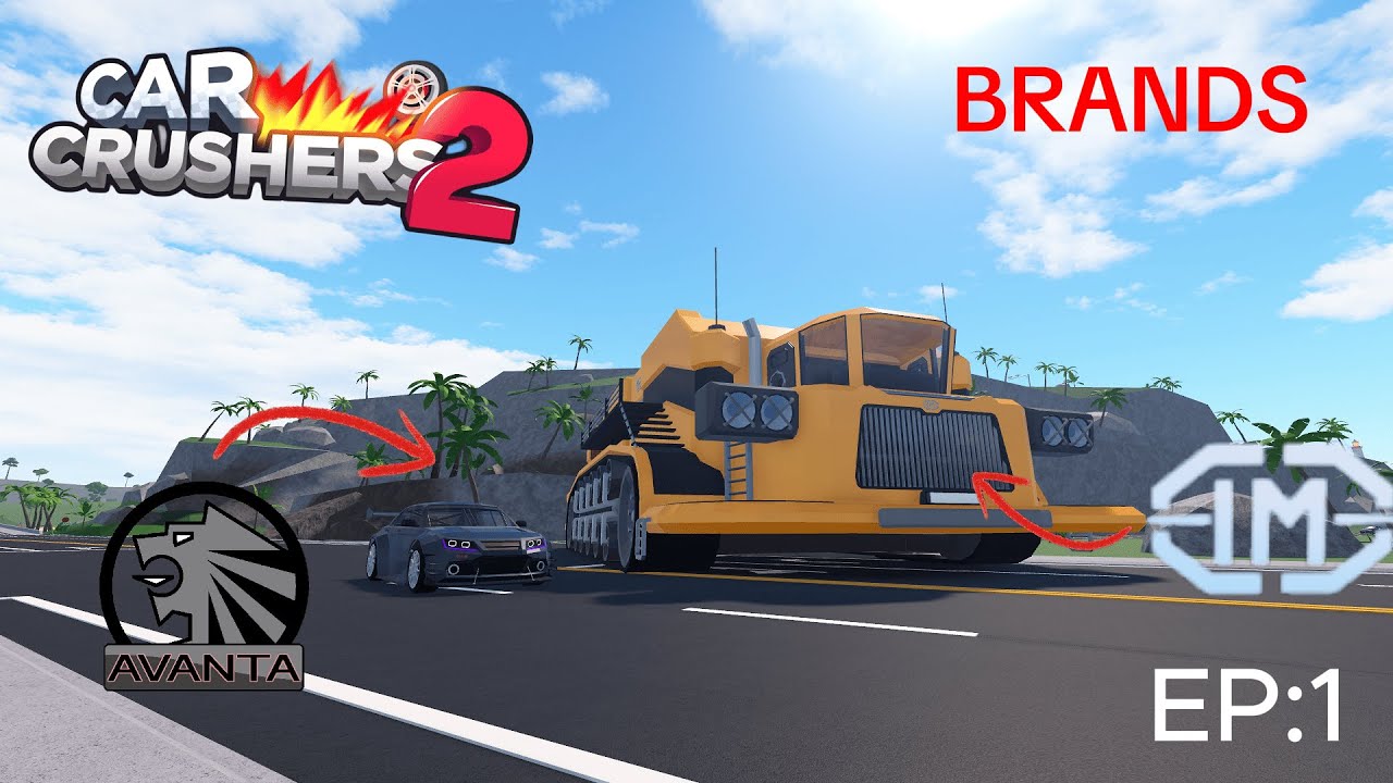 CAR CRUSHERS 2 FICTIONAL CAR BRANDS (EP:1)