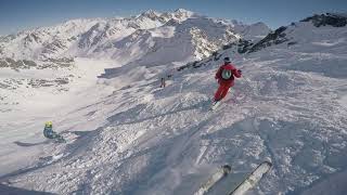 Verbier (4 Vallees), Switzerland: Mont Gele-Chaux (yellow)