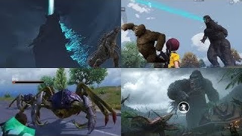 PUBG MOBILE GODZILLA VS KONG MODE ( THIS IS NOT CLICKBAIT ) | GODZILLA ON ERANGEL MAP - THIS IS