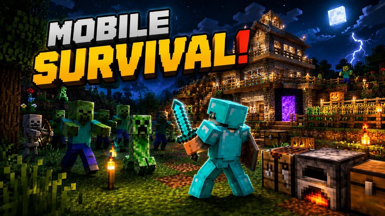 MINECRAFT SURVIVAL GAMEPLAY | BCORN | LIVE - YouTube