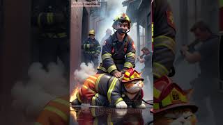 Herosfirefighterscat Short Storymoew Moewsad Story喵喵致敬英雄短剧 