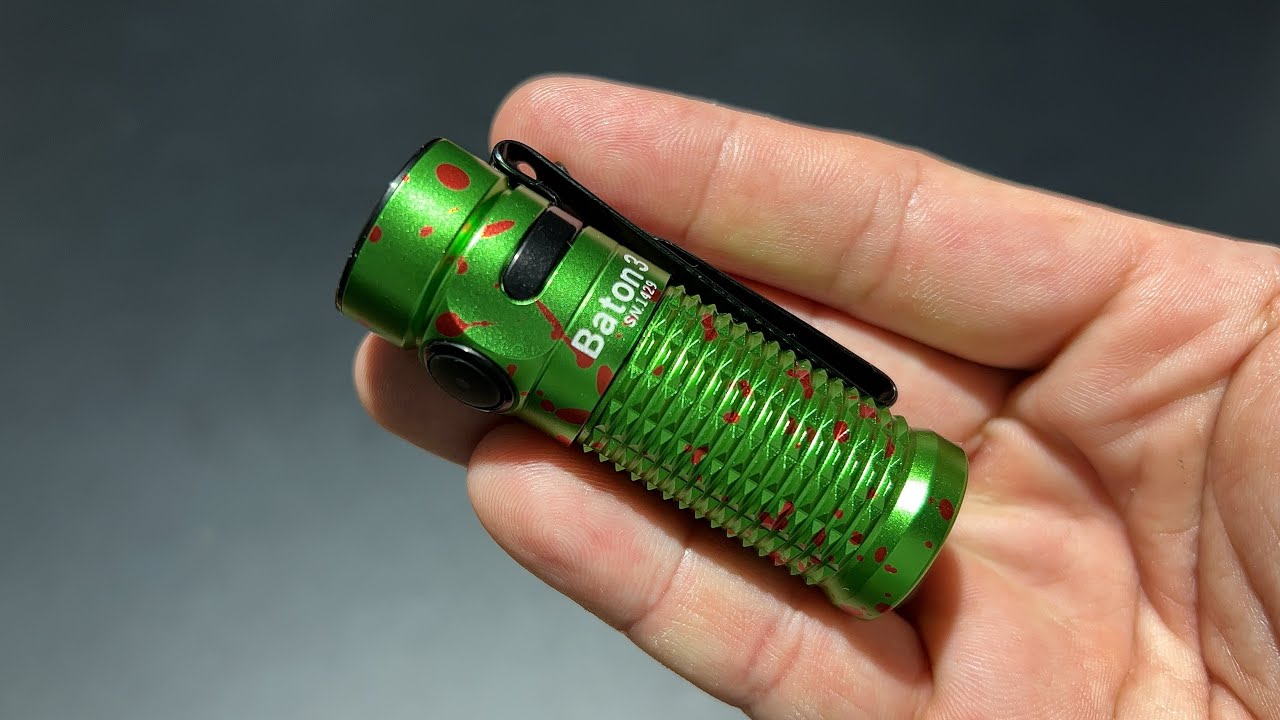 OLIGHT BATON 3 ZOMBIE GREEN CAMO / สีพิเศษพร้อมโปร ตุลาคม 2022
