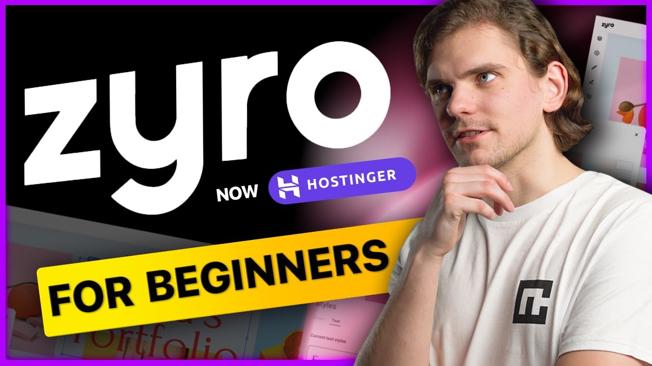 Build an Actual Website With Zyro HOSTINGER Website Builder    Tutorial